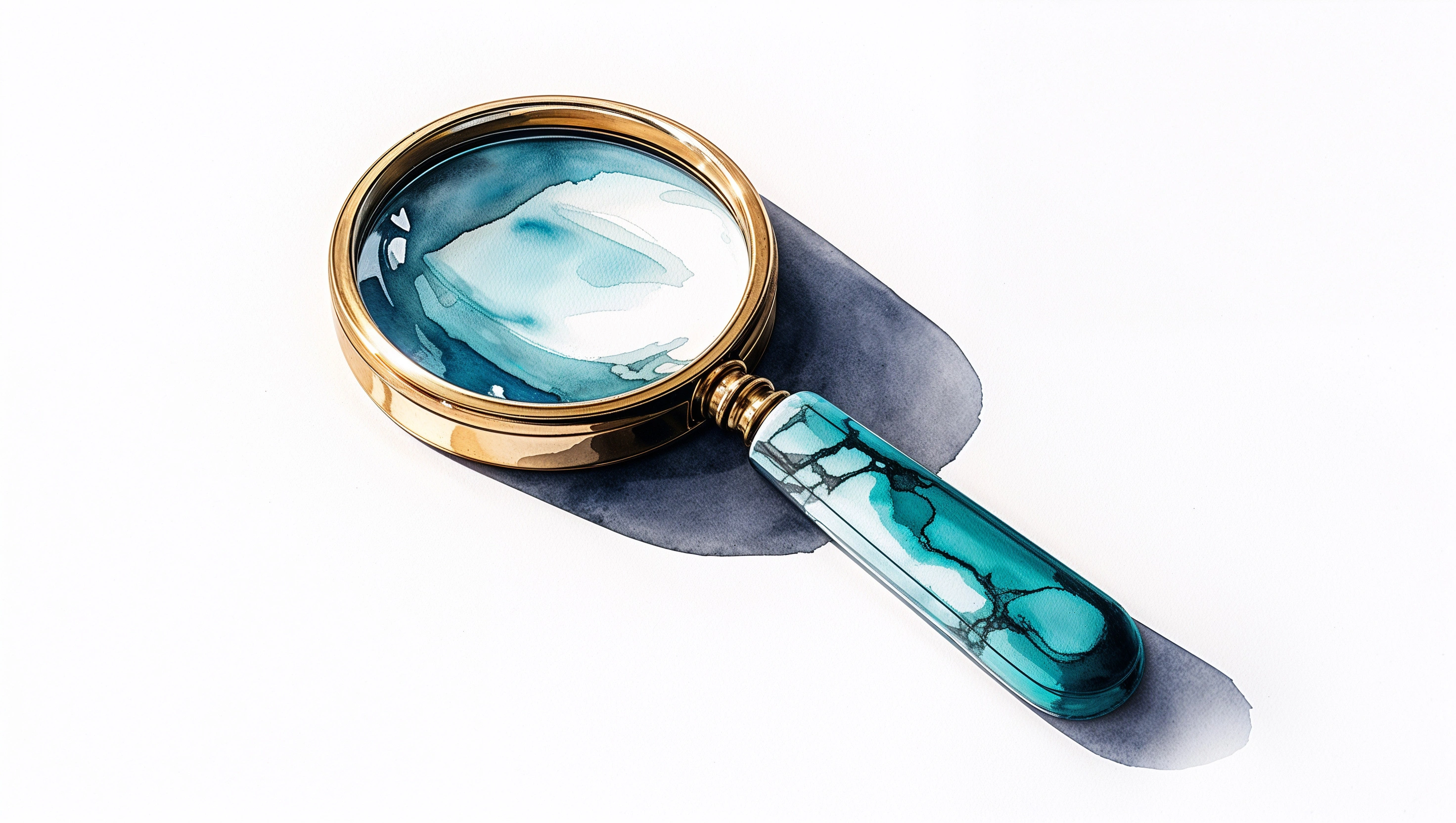 Magnifying glass illustration representing scholarly discovery
