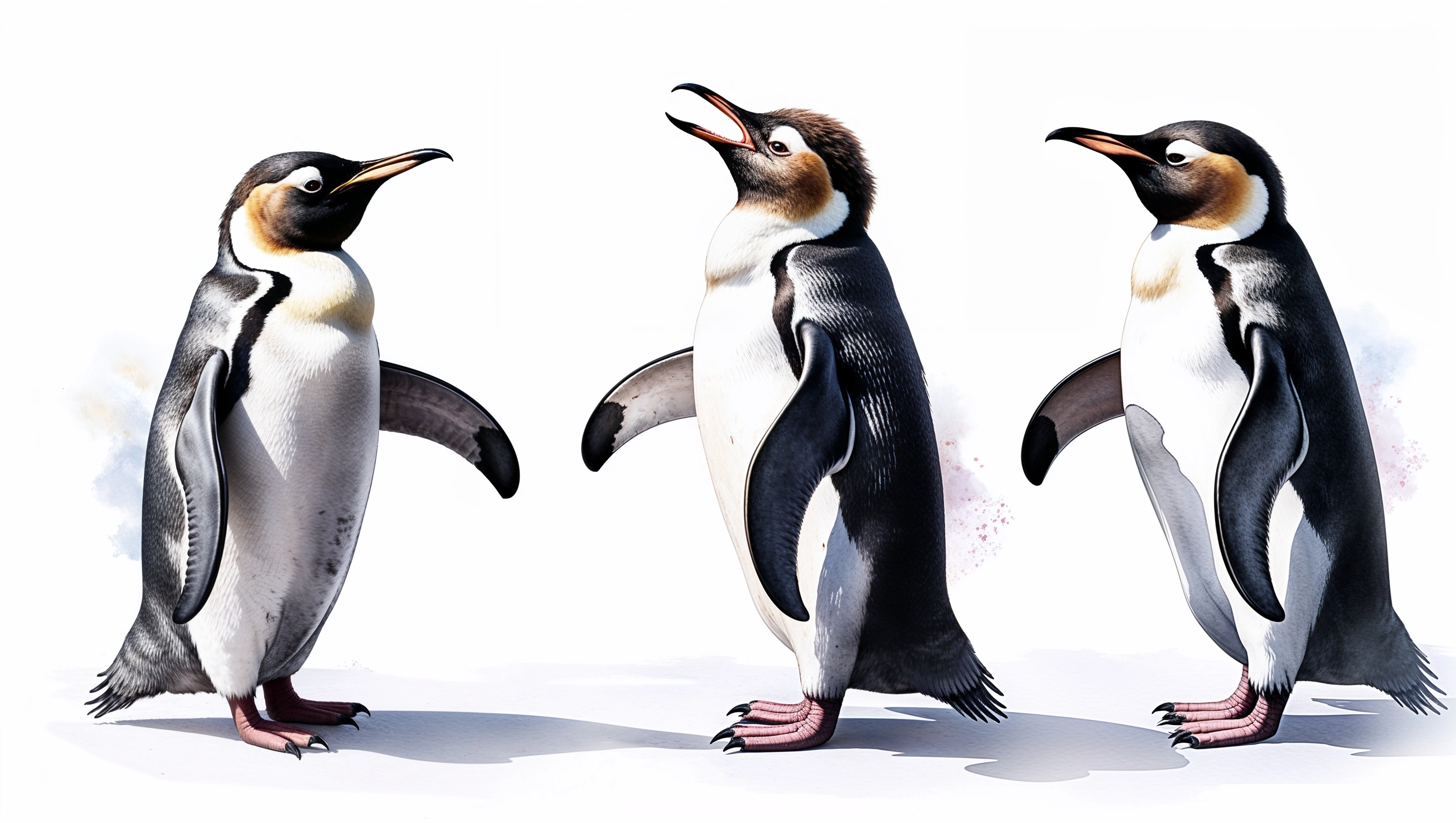 Illustration of penguins representing academic publishing concepts